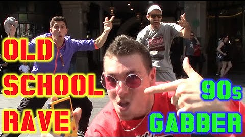 Old School Rave In Public | 90s Gabber Tribute