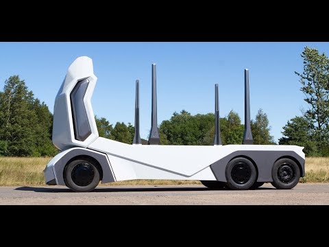 Autonomiczna ciężarówka Einride T-Pod w DB Schenker