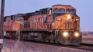 [4K] UP 6706 Last CNW Patch leads at Missouri Valley (3/7/20)