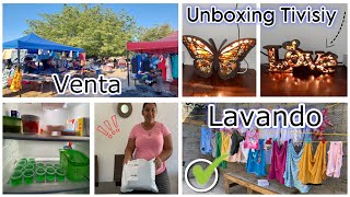 Unboxing Tivisiy ✅|Lavando Ropa?|Tianguis?️|Decoración✨ unboxing @tivisiyofficial lavando vlog