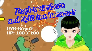 【Modd.io Tutorial #32】Display attribute in name with a line split