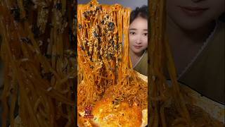 Spicy Noodles Challenge 🌶🔥 Old Mukbang Clip #shorts #foodie #asmr #mukbang
