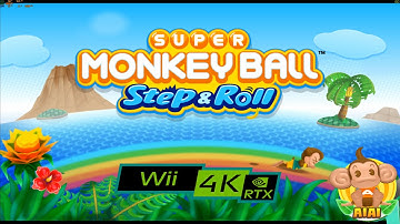SUPER MONKEY BALL STEP&ROLL / 4K Wii emulator Dolphin / RTX 2080ti