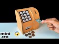 Cardboard ke madad se banaa# hua mini ATM cartoon ke# Marne se# banaa hua ATM 😱😱