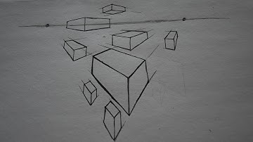How to Draw a Rectangular Prism in Two Point Perspective