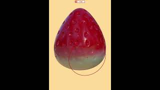 3D 딸기 탕후루 만들기ㅣ Making strawberry tanghuluㅣ nomad sculptㅣ 노마드 스컬프 #shorts