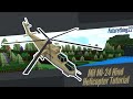 (V1) Mil Mi-24 ''hind'' Attack Helicopter Tutorial (Roblox Build a Boat for Treasure)