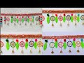 how to make beautiful door hanging with waste bangles/toran making idea with old bangles/bangle art