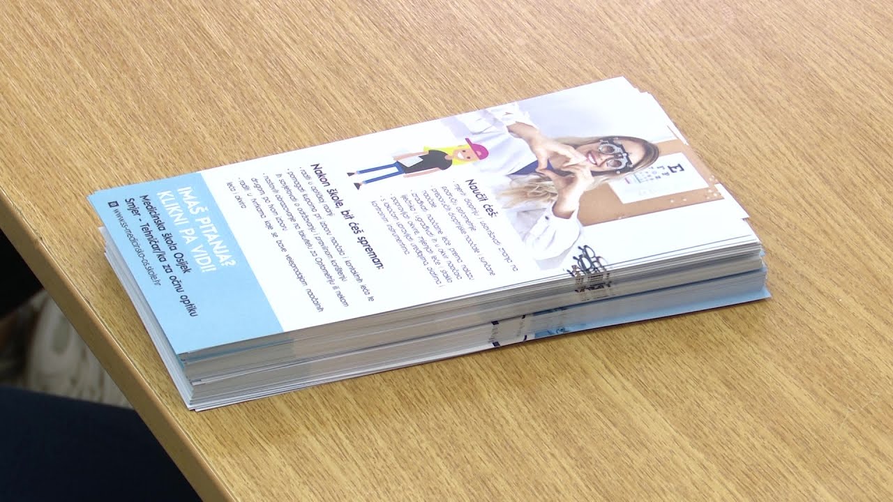 Novi smjerovi u Medicinskoj školi Osijek – tehničar za očnu optiku i primalja.