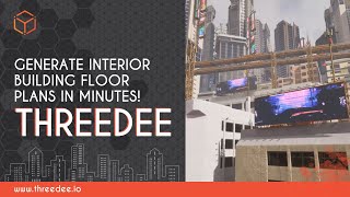 How to Procedurally Generate Interior Building Floor Plans in minutes! | THREEDEE