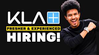 KLA Hiring Software Engineer 2026 🔥 Test Automation Engineer | Chennai | Apply Now