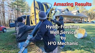 HydroFracking, Water Well that Frequently Ran Dry. Not Anymore!!! +10X Flow Increased Substantially