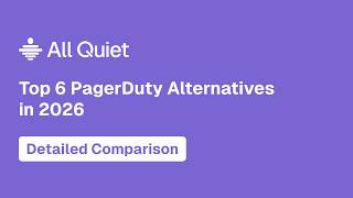 Top 6 PagerDuty Alternatives in 2026