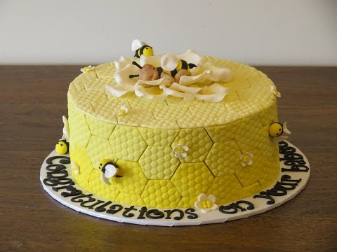 Bumble Bee Baby Shower Cake Tutorial Youtube