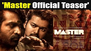 Master Film Official Announcement - Teaser Release Date Revealed | Vijay's Master Diwali Special