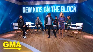 New Kids on the Block teach 'The Right Stuff' dance l GMA