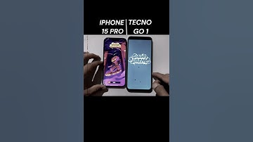Iphone 15 Pro vs Tecno GO 1 - INSANE SPEED TEST⚡️#shorts #viralvideo