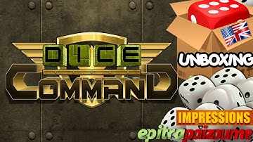 Dice Command - Unboxing & Impressions (EN) by Epitrapaizoume