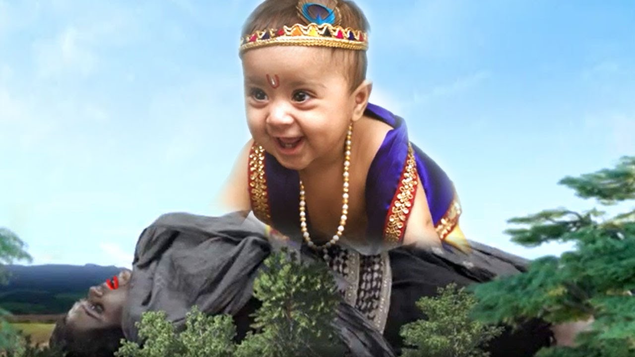 पूतना वध ।  6 दिन के कान्हा ने किया पूतना राक्षसी का वध 