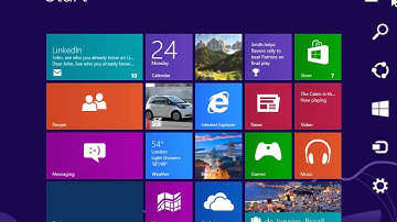 Windows 8.0 Professional - Search for a Setting