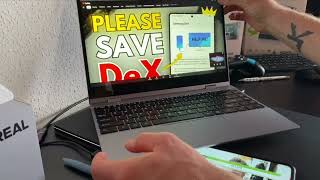 udock x 14 pro with wireless DeX - flexible smart mobile Desktop