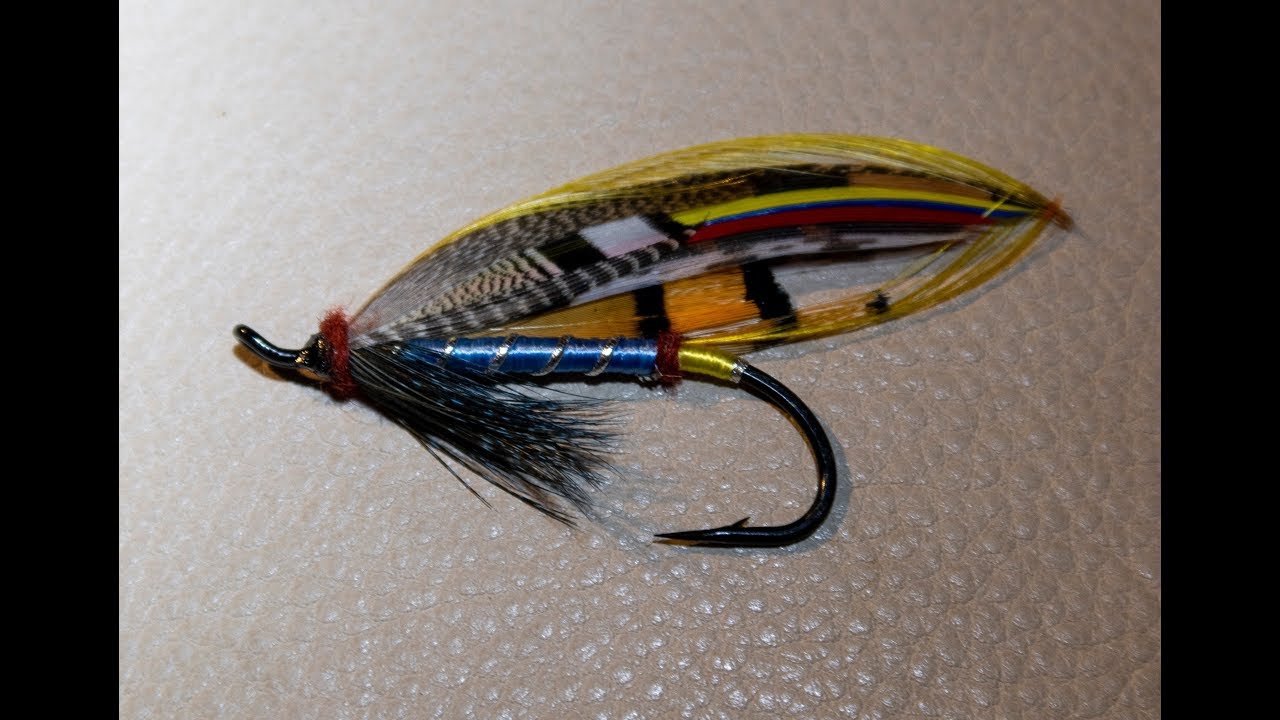 Fly Tying - Blue Doctor Salmon Fly part 2/2 - YouTube