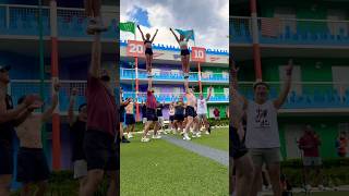 Were you expecting that?👀 #surprise #cheer #stunt #stunting #acro #orlando #worlds #cheerleader