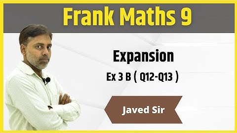 Class 9 | Frank EMU Books | Expansion | Ex 3 B