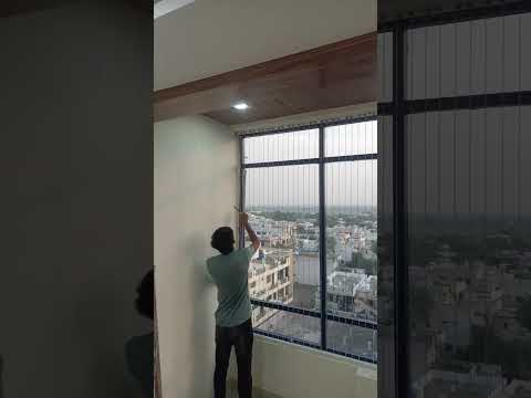 #aluminium #YouTube #home #visible grill #safety complete work