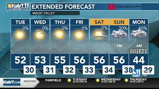 Spring-like sunshine and warmth here through the first week of February