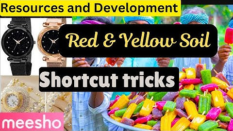 Resources and Development Class 10 | Resources and Development | Red & Yellow Soil | Shortcut Tricks