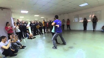 William & Lenka zouk demo Brazuka birthday fest