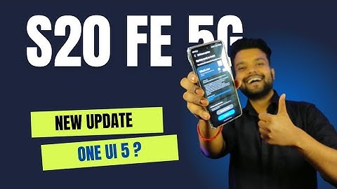 Finally New Update ! One UI 5 Update in S20 Fe 5G ? || Samsung || Android 13 ||