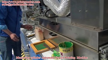 measuring cylinder automatic screen printing machine