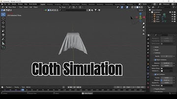 Learn How To Create Cloth Simulation In Blender Beginner Tutorial!