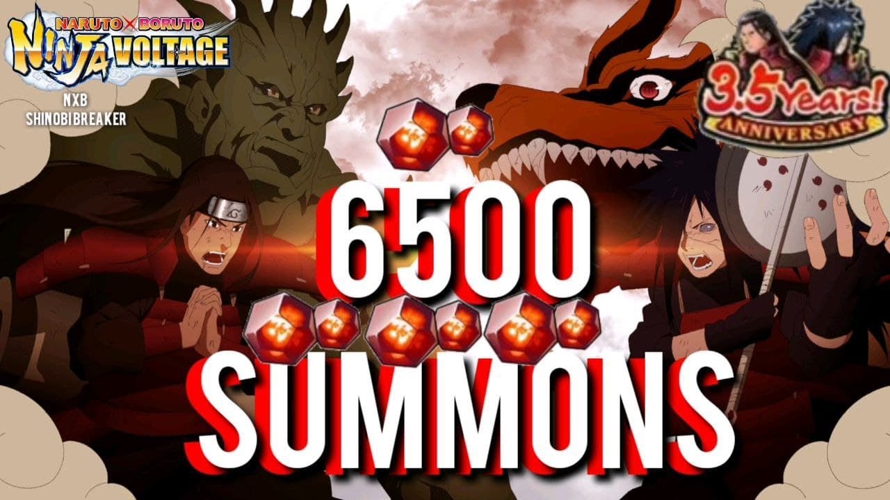 NxB NV 🔥 7 STAR HASHIRAMA & MADARA REKIT SUMMONS 🔥 3.5 ANNIVERSARY 🔥 Naruto x Boruto Ninja Voltage