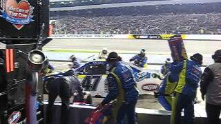 Bobby Labontes Jtg Daugherty Car Pit Stop At Rir Spring 2012