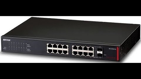 BS-GS2016 Buffalo 16-Ports Gigabit Green Ethernet Web Smart Switch
