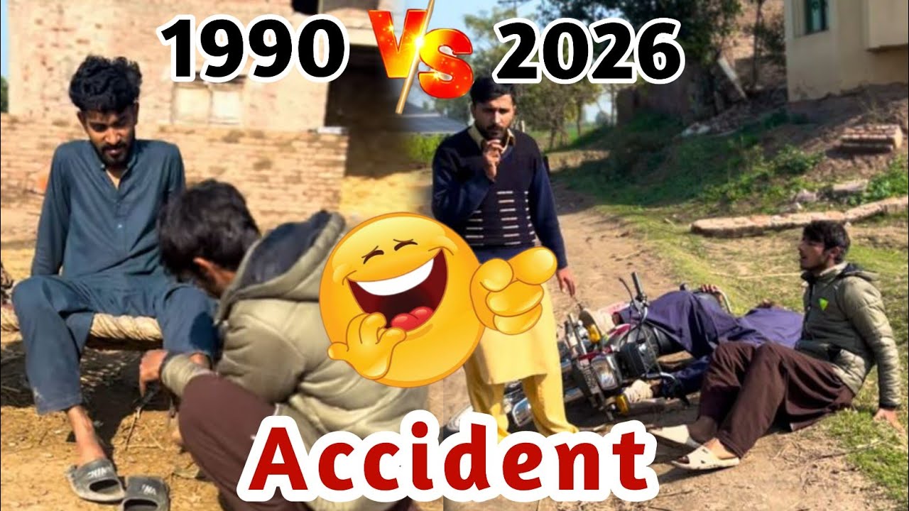 1999 Ka Accident vs 2026 Ka Accident 😂 #1990vs2026 #funny #trending #comedy 