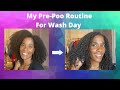 My Pre-Poo Routine For Wash Day|Tips for Natural Hair