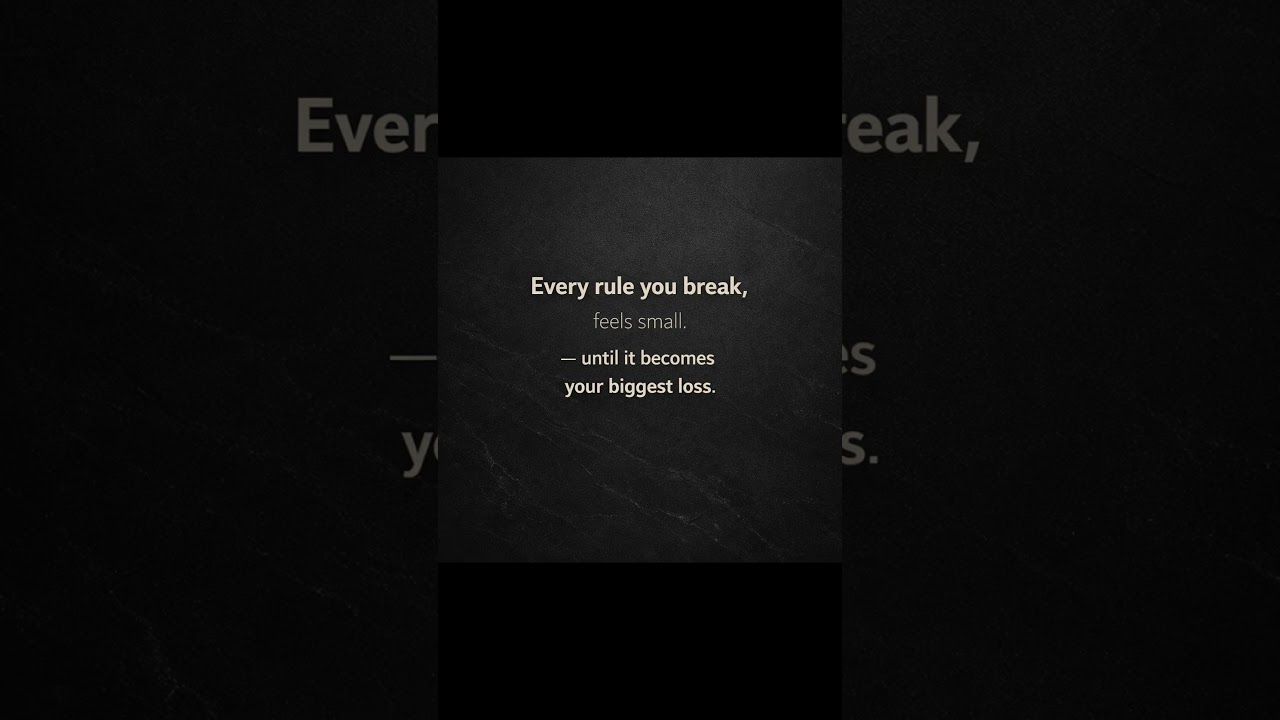 One Small Rule Break Can End Your Trading Career 