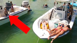 Bikinis, Sandbars & Sinking Boats...COPS Were Called! Longboat Key Fourth of July 2023