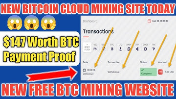 New Bitcoin Cloudmining Sits 2022  | Best BTC Mining website TODAY | Ventouro Full Review