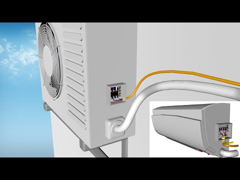 Cách đấu nối dây cấp nguồn điều hòa nhiệt độ Inverter dân dụng