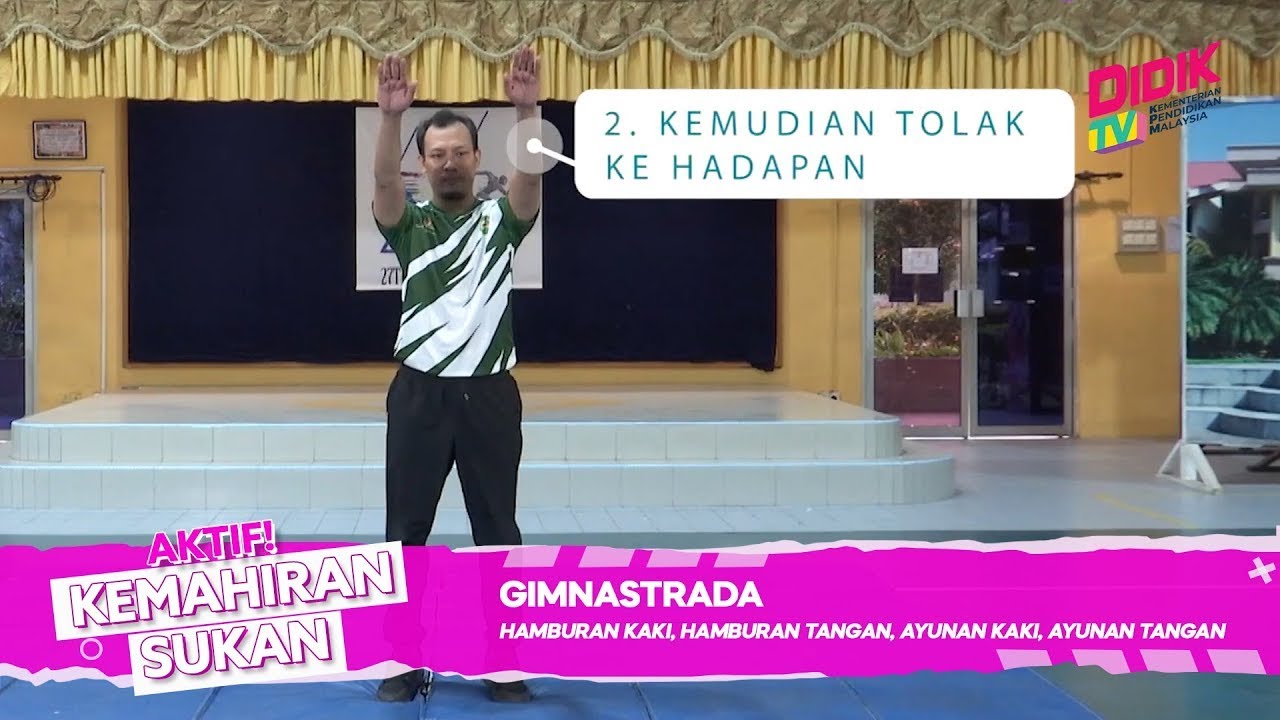 Kemahiran Sukan | Gimnastik - Hamburan Kaki, Hamburan Tangan, Ayunan Kaki, Ayunan Tangan [R]