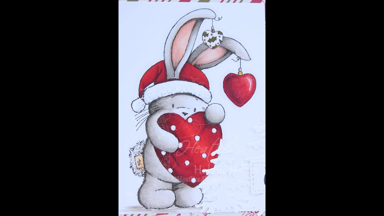 With Love at Christmas Copic Coloring Card Kit - YouTube