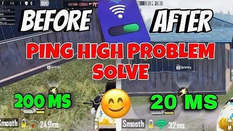 high ping problem in bgmi 3.6 update | Bgmi Ping Problem solve | 20 ms ping bgmi lag problem