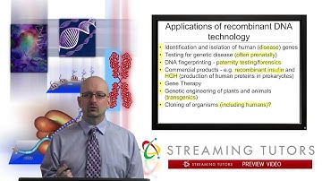 Recombinant DNA and its Applications   Applications of Recombinant DNA Technology tutorial