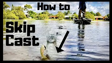 How To SKIP CAST with a Baitcaster and Spinning reel (NEW 2018)
