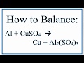Balancing Chemical Equations Concepts